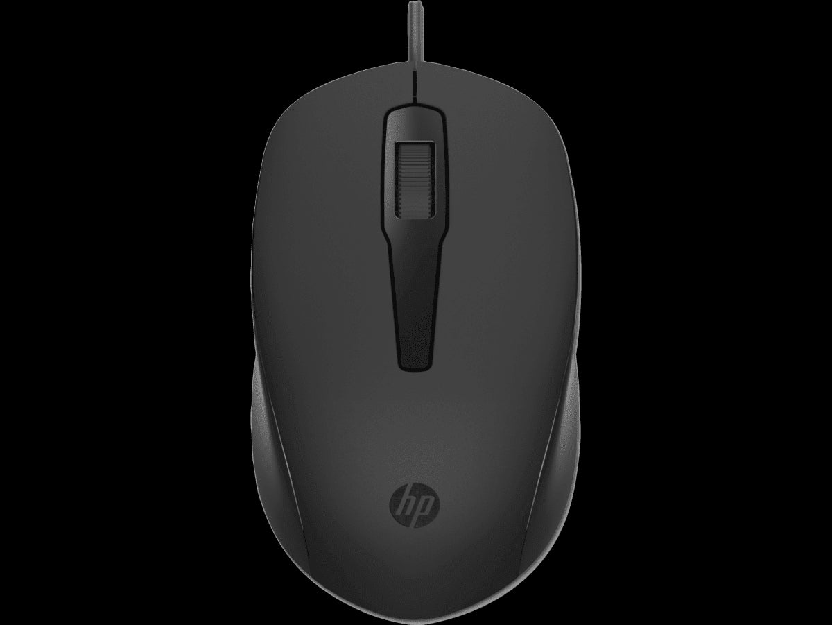 HP 150 Wired Ambidextrous USB-A 1600 DPI Mouse HP 150 Wired Ambidextrous USB-A 1600 DPI Mouse